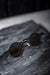 Rigards | RG1924TI | Extravagante Metall Clip On Sonnenbrille in ungewöhnlicher Form in Schwarz