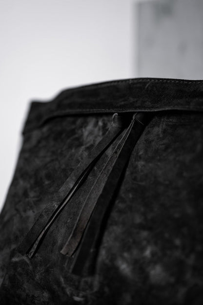 Tagliovivo | Marsupio XL | Große Crossbody Tasche aus Leder in schwarz