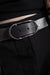 Tagliovivo | Oval Buckle Belt | Handgefertigter Ledergürtel schwarz