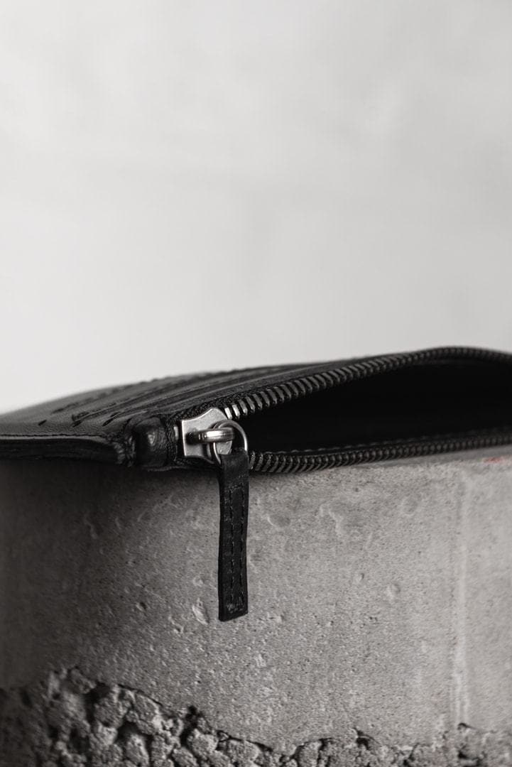 Tagliovivo | Pocket Wallet L | Big leather wallet with card and coin slots  in black