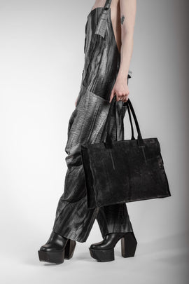 Tagliovivo | Voyager Office | Shopper Tasche in Schwarz aus edlem Leder